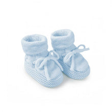 Load image into Gallery viewer, Knitted Baby Boots Blue
