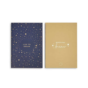 Duo Pack Notebooks - Live To Dream