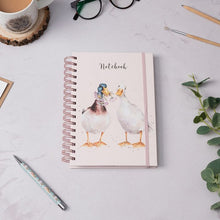 Load image into Gallery viewer, &#39;Not A Daisy Goes By&#39; Duck Notebook - Wrendale Designs
