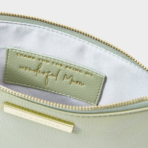 'Thank You For Being My Wonderful Mum' Secret Message Pouch - Katie Loxton