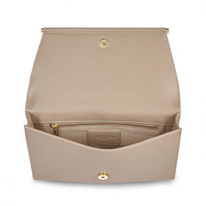 Ava Clutch Bag - Taupe - Katie Loxton