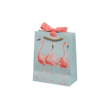 Load image into Gallery viewer, Flamingo Gift Bag Small - Wrendale Designs
