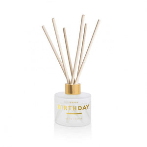 Sentiment Reed Diffuser - Happy Birthday - Pomelo & Lychee Flower