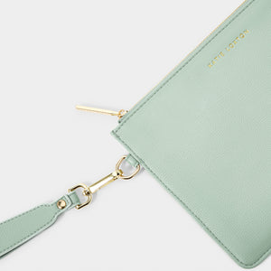 Zana Wristlet Pouch Sage Green - Katie Loxton