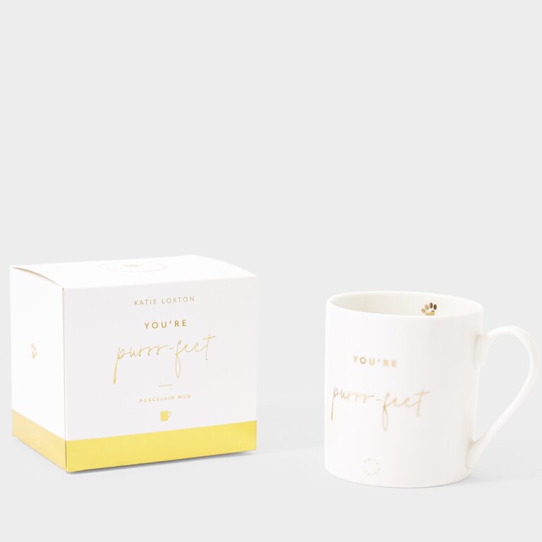 Porcelain Mug 'You're Purrr-fect' - Katie Loxton