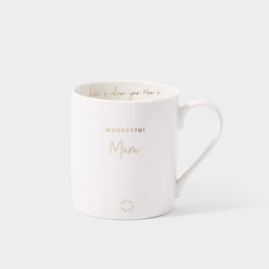 'Wonderful Mum' Porcelain Mug - Katie Loxton