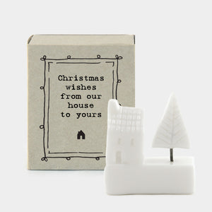 Matchbox Christmas Wishes House - East of India