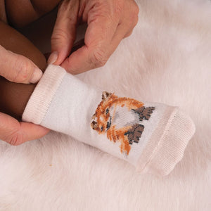 'Little Forest' Woodland Animal Baby Socks