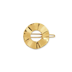 Hair Accessory Ribbon Gold Hoop Hair Clip - Joma Jewellery