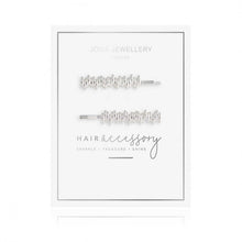 Load image into Gallery viewer, Silver Link Hair Slides - Joma Jewellery
