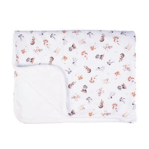 'Little Paws' Dog Baby Blanket