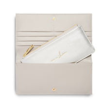 Load image into Gallery viewer, Katie Loxton Secret Message Purse - &#39;Time To Shine - Warm Grey
