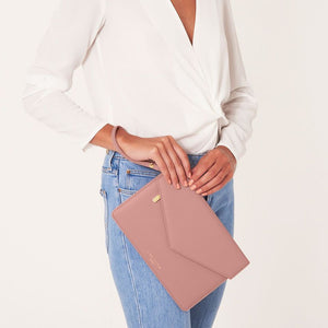 EMSE CLUTCH BAG - PINK