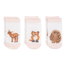 Load image into Gallery viewer, &#39;Little Forest&#39; Woodland Animal Baby Socks
