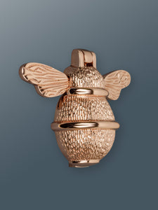 Brass Bumble Bee Doorknocker - Rose Gold Finish