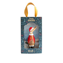 Load image into Gallery viewer, Traditional Christmas Dinky Duck - Santa
