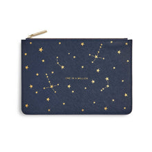Load image into Gallery viewer, Perfect Pouch - One In A Million Gold Foil - Navy Blue
