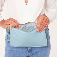 Load image into Gallery viewer, Secret Message Pouch - Free Spirit - Powder Blue
