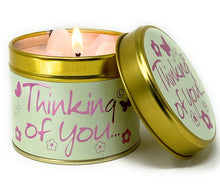 Load image into Gallery viewer, Thinking Of You Scented Candle Tin - Lilyflame
