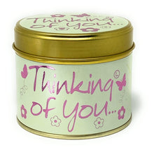 Load image into Gallery viewer, Thinking Of You Scented Candle Tin - Lilyflame
